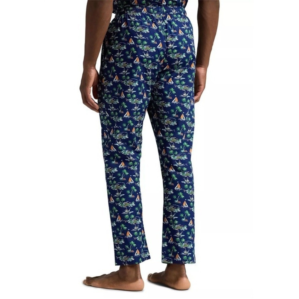 NWT Ralph Lauren XL Classic Woven Sleep Pants Pajama Tropical Island 131140 - Picture 2 of 5